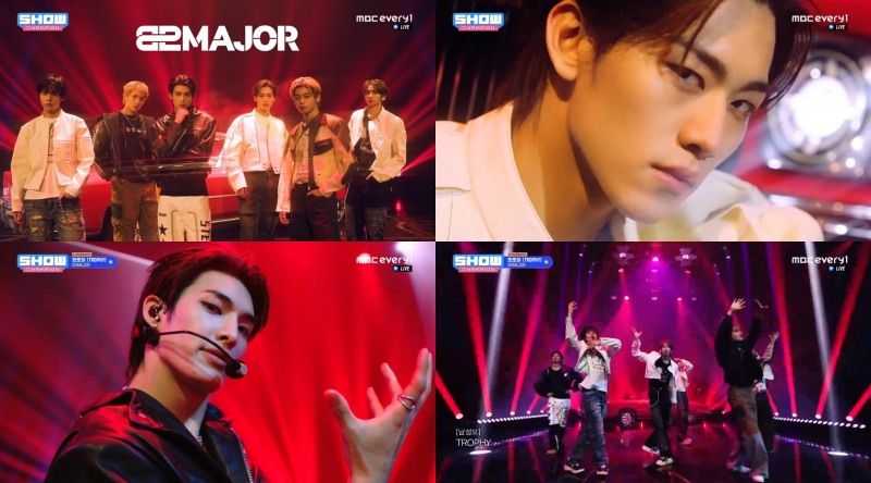 '쇼! 챔피언' 82메이저, '트로피' 컴백 무대 선사…퍼포먼스 장인의 클래스