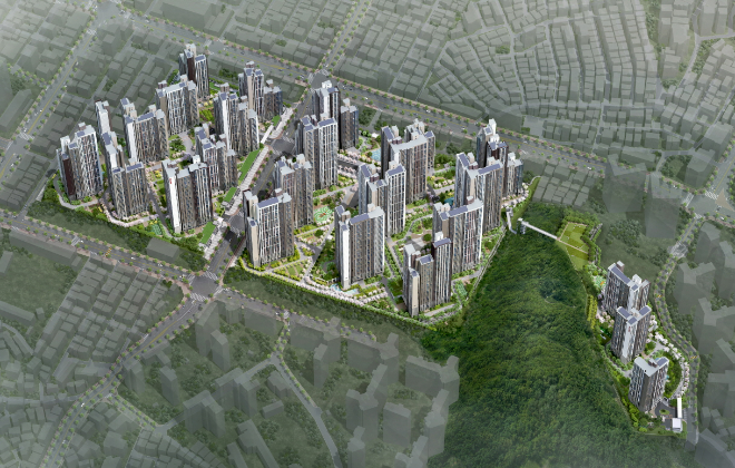 '힐스테이트 광명11(가칭)' 조감도 ⓒ 현대건설