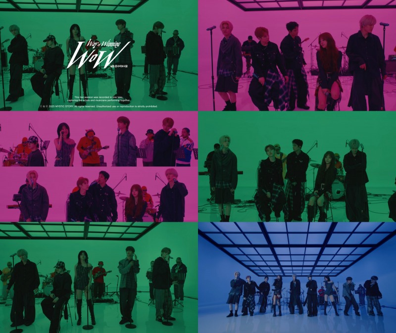 아크, 빌리 문수아X시윤 컬래버 신곡 'WoW' 밴드 라이브 공개…'애시드 재즈+소울 펑크'로 재해석