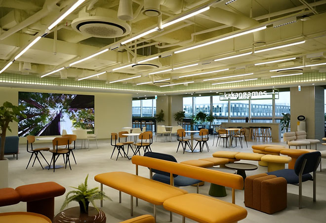 카카오게임즈 사내휴게공간. 사진 제공 : 카카오게임즈