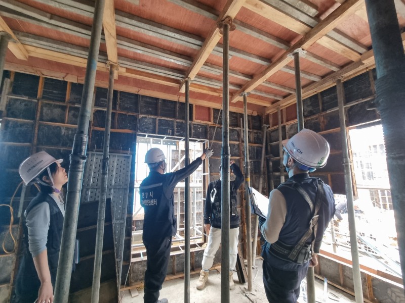 대규모 민간 건축공사장에 대한 특별 안전점검
