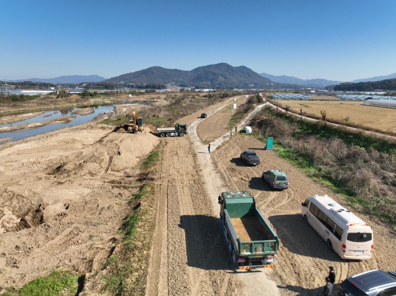 육군 제7공병여단과 협력 재해예방 준설사업