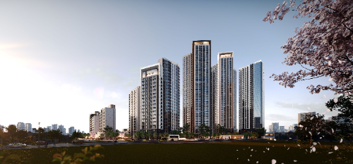 광명13-1·2구역 재개발 투시도(주간) 사진 ⓒ SK에코플랜트