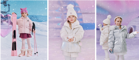 MLB키즈 ‘걸스 프리즘 다운’ 화보 (사진 제공=MLB키즈)