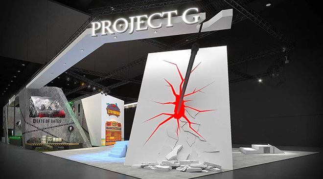 'PROJECT G' 부스 예상도. 자료 제공 : 웹젠