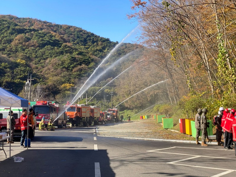 산불 진화 훈련 (사진제공=광주광역시)