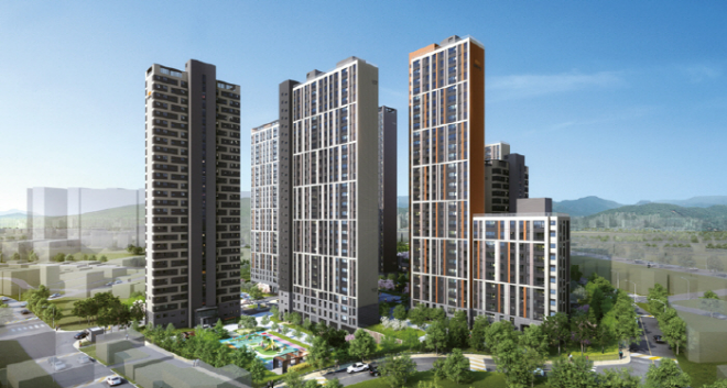 e편한세상 수택 센트럴파크 조감도 ⓒ DL이앤씨