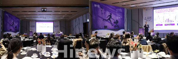 한국페링제약이 10일 난임 전문의 40여명를 대상으로 ‘LIFE’ 심포지엄을 개최했다. 좌: 주종길 부산대학교병원 산부인과 교수, 우: George Griesinger 독일 슐레스비히-홀슈타인병원 산부인과 내분비·생식의학과 교수 (사진 제공=한국페링제약)