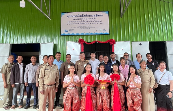 옥스팜-KOICA, 캄보디아 톤레사프 지역 워터 키오스크 개소식 진행