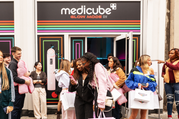 에이피알 미국 뉴욕 팝업 매장.