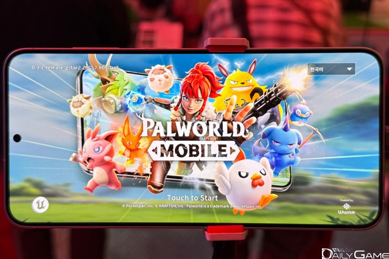 '지스타 2025'에서 선보여진 '팰월드 모바일'.