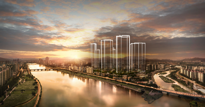 '태화강 센트럴 아이파크' 투시도 / 사진 = HDC현대산업개발