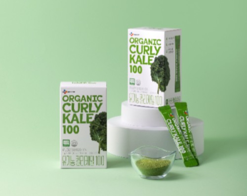 CJ웰케어가 ‘유기농 컬리케일 100’을 출시했다고 18일 밝혔다. / 사진 = CJ웰케어