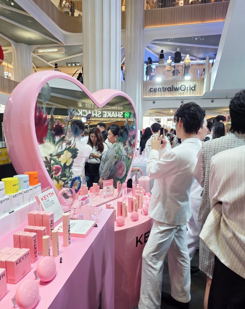 KEYTH, 태국 방콕 센트럴월드 팝업 성황리 오픈…태국 MZ 눈길 사로잡아
