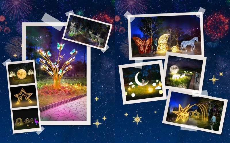 빛정원 페스타 설치 조형물 조감도 (사진제공=나주시)