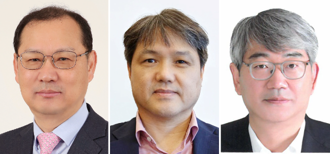 (왼쪽부터) 배인한 효성티앤씨 베트남 동나이법인장 부사장, 배용배 효성중공업 중국 남통효성변압기유한공사 총경리 부사장, 박남용 효성중공업 건설PU장 부사장 ⓒ효성그룹