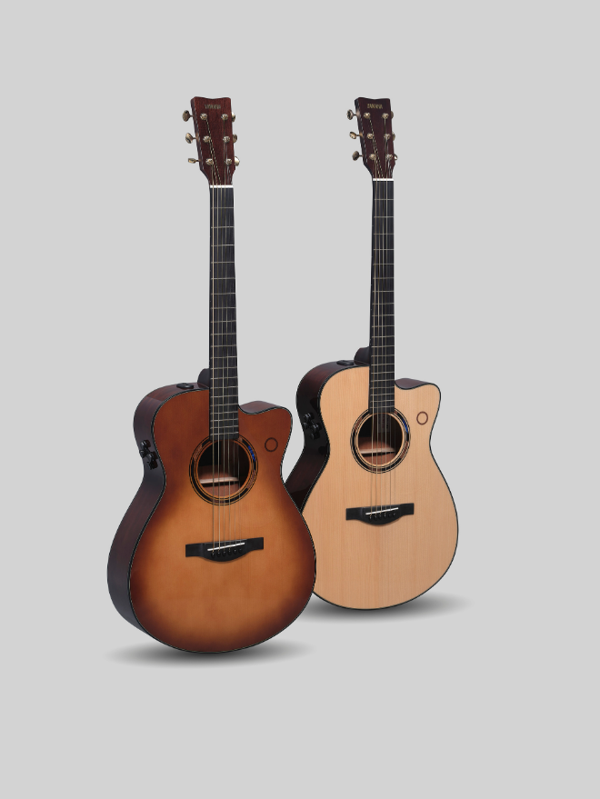 야마하 신형 트랜스어쿠스틱 기타 ‘TAS3CSDB(샌드버스트 컬러)’, ‘TAS3CNT(내추럴 컬러)’