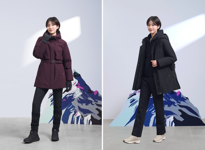 레드페이스 ‘테크 볼패딩 후디 우먼 재킷’