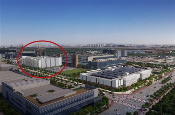 앰코테크놀로지코리아, 송도공장 반도체 테스트동 조감도
