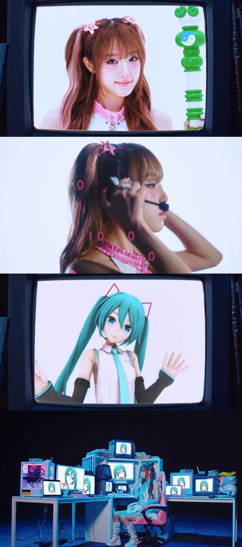 최예나, 日 신곡 'STAR!' 뮤비 티저+재킷 공개…하츠네 미쿠와 시너지 주목