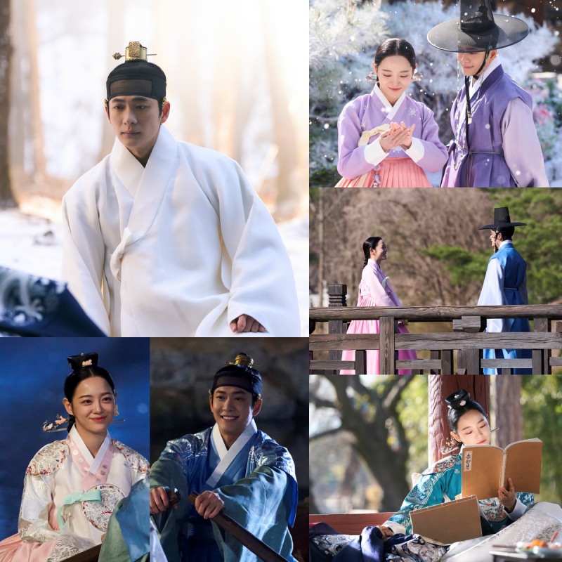 ‘이강에는 달이 흐른다’ 애틋함 폭발하는 세자 부부 강태오X김세정, 시청자 눈물샘 자극하는 신혼 사진 공개