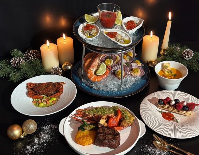 여의도 메리어트 호텔, 해산물 타워와 겨울 미식을 담은 연말 한정 코스 2종 선봬