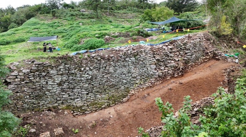 고흥 남양리 산성 성벽 전경 (사진제공=고흥군)