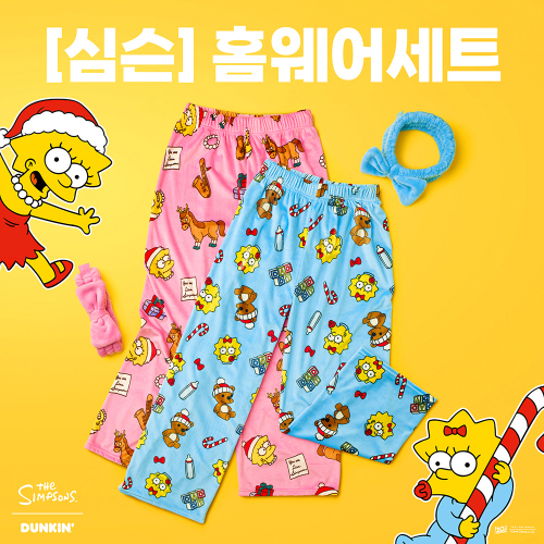 SPC 던킨, 디즈니코리아와 협업...‘심슨 가족’ IP 굿즈 2종 출시