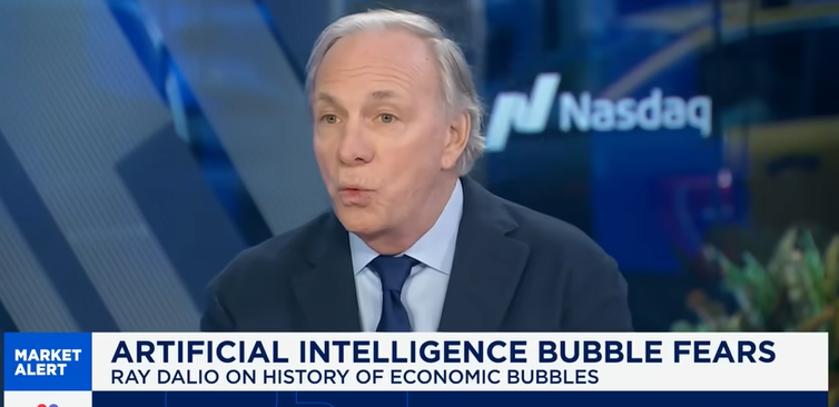(상보) 달리오 "AI 거품 있지만 팔지 말라…아직 터뜨릴 요소 없어"