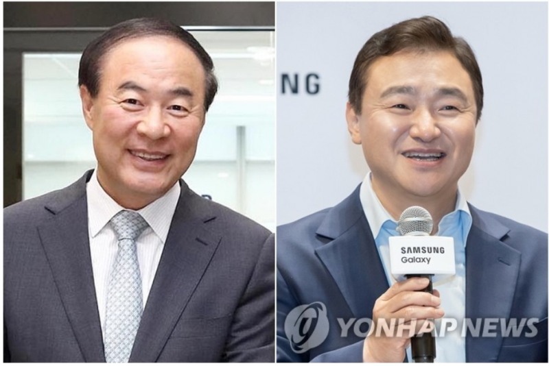 삼성전자가 21일 전영현반도체부문, 노태문 모바일 가전부문 등 두 톱 체제를 확립했다. 사진=삼성전자제공, 연합뉴스