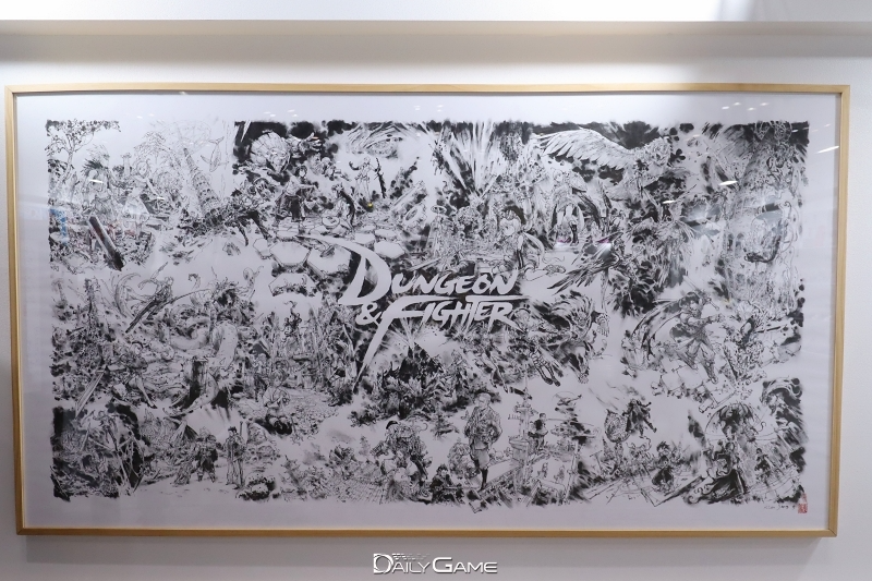 고(故) 김정기 화백의 작품을 현장에서 볼 수 있다.