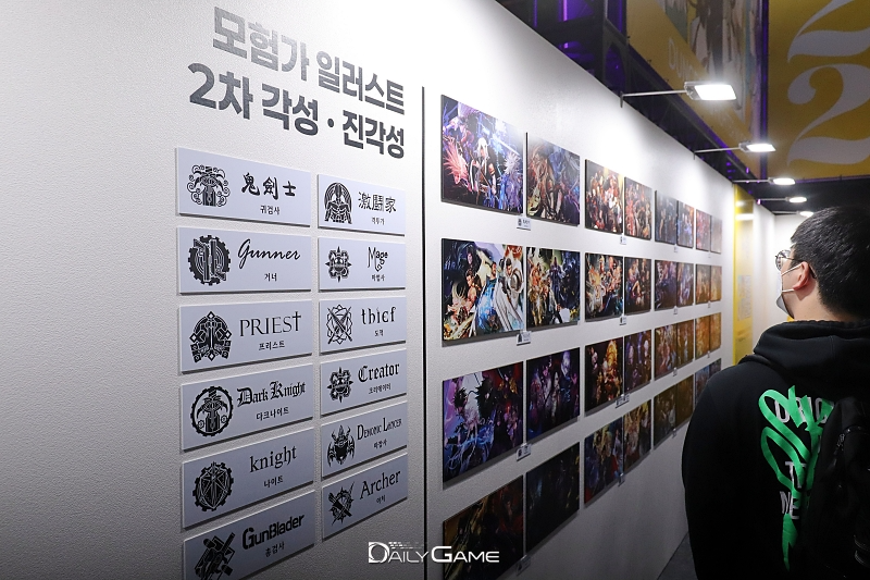 '던전앤파이터'에는 현재 외전 포함 17개의 캐릭터가 구현되어 있으며, 69개의 직업이 구현되어 있다. 모든 캐릭터는 진각성이 완료된 상태이다.