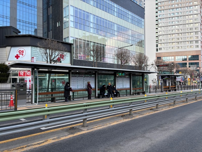 경춘로 중앙버스정류장 환경개선