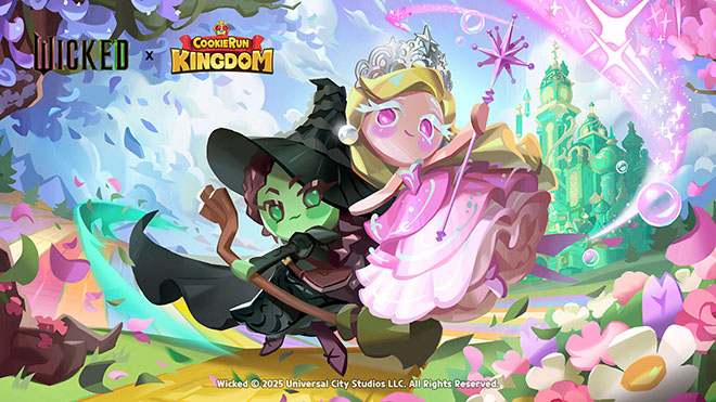 '쿠키런: 킹덤'과 '위키드'의 컬래버레이션 관련 이미지. 자료 제공 : 데브시스터즈