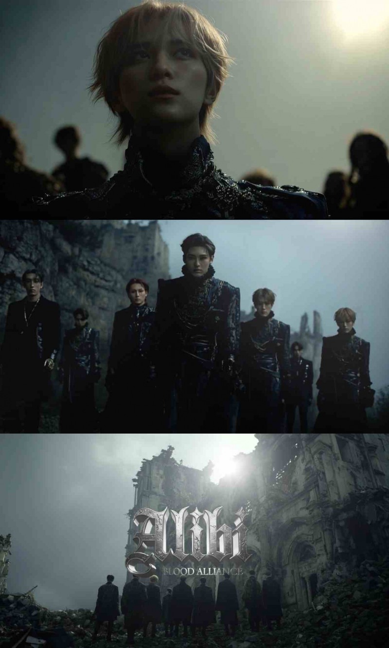 소디엑(XODIAC), 네 번째 싱글 ‘Alibi' AI 버전 뮤비 공개…판타지 영화급