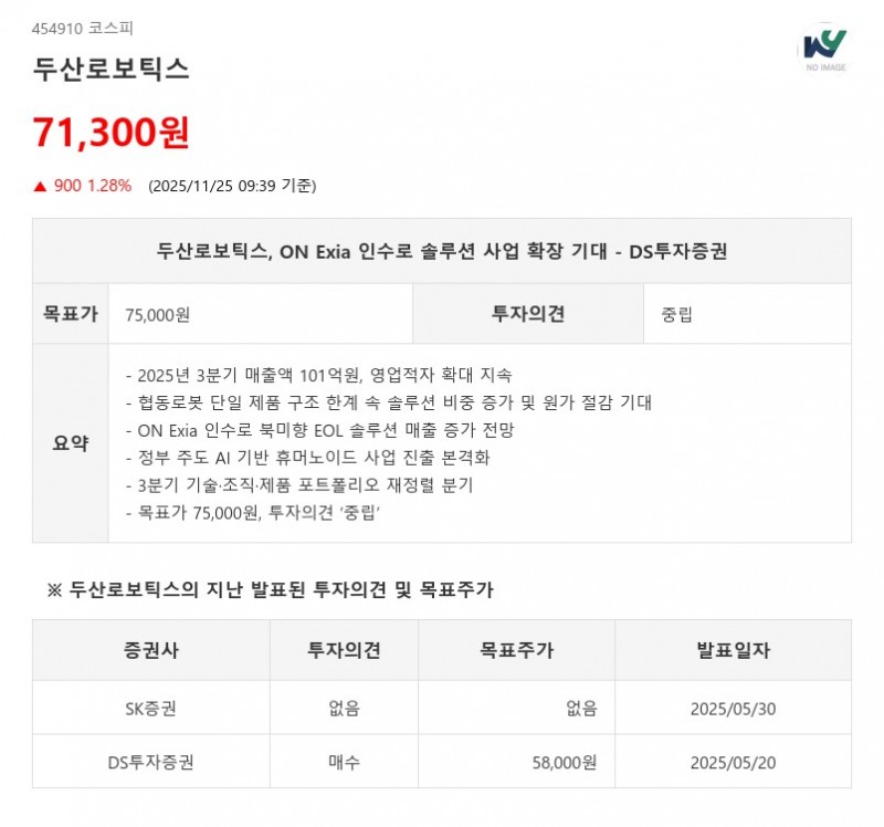 ON Exia 인수·휴머노이드 양산 목표…두산로보틱스, 솔루션 업체 변신