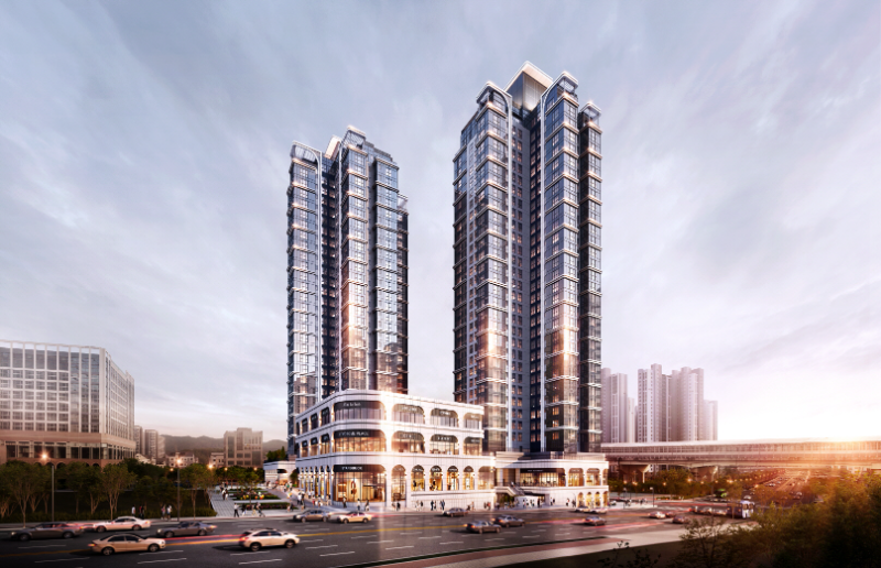 해링턴 스퀘어 과천 조감도./대우건설