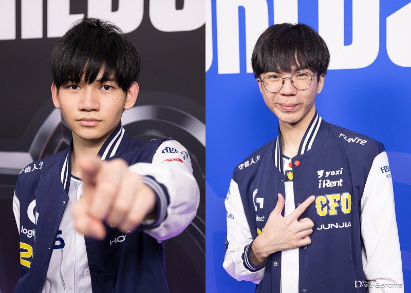 '홍큐' 차이밍훙(왼쪽)-'준지아' 위쥔자