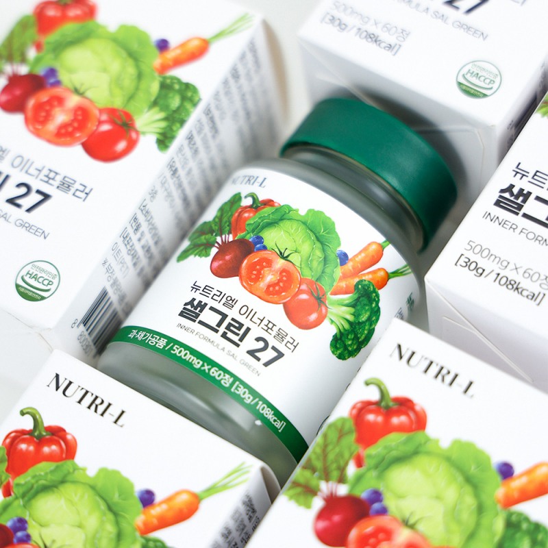 뉴트리엘, 27종 과채·고식이섬유·17종 유산균 ‘뉴트리엘 이너포뮬러 샐그린 27’ 출시