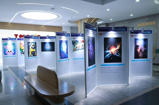 2025 글로벌 얼라이언스 미디어 아트전 현장 사진. (사진제공=중앙대)