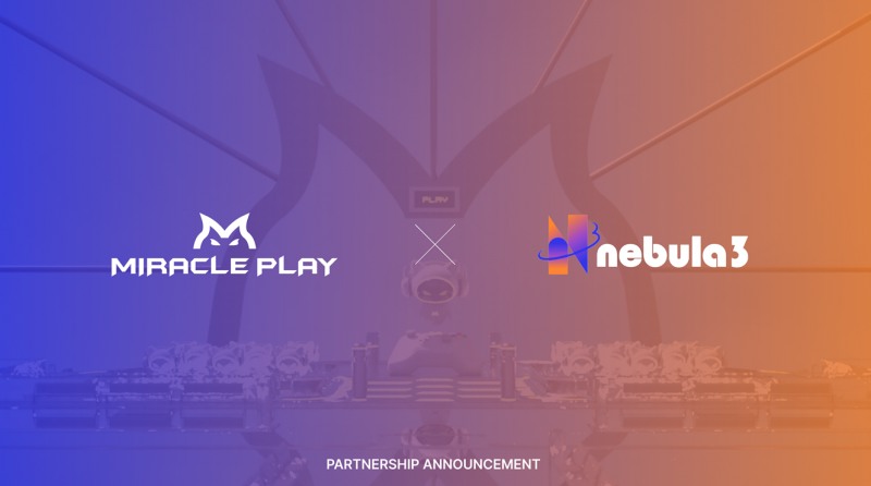미라클플레이–Nebula3, AI Agent Gaming 생태계 구축 위한 전략적 파트너십 체결