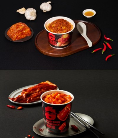 ‘습김치덮밥’과 ‘습떡볶이’ 제품 연출컷 이미지 / 사진 = CJ제일제당