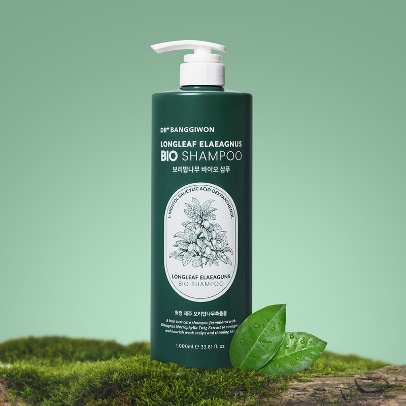 ▲ 헤어·두피 전문 브랜드 닥터방기원은 산림과학원의 특허 기술이전 협약으로 ‘보리밥나무 추출물’을 활용해 모유두세포를 강화하는 기능성 탈모 샴푸를 선보이고 있다. (사진=코스니즈 닥터방기원 제공)