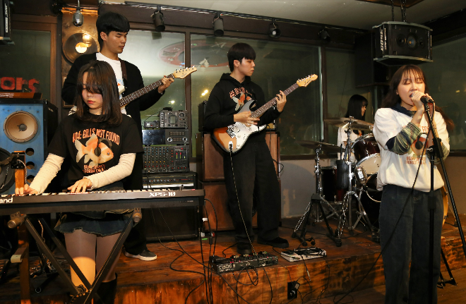 가톨릭관동대 의과대학 밴드동아리 ‘메이(MAY)’/ (사진제공=가톨릭관동대)