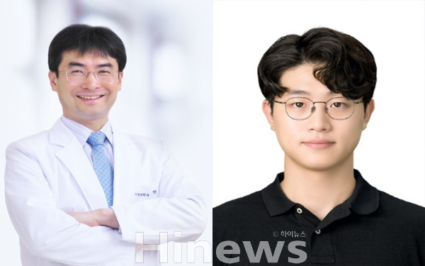 (왼쪽부터) 박상민 서울대병원 가정의학과 교수, 김재원 서울대 의과학과 연구원 (사진 제공=서울대병원)