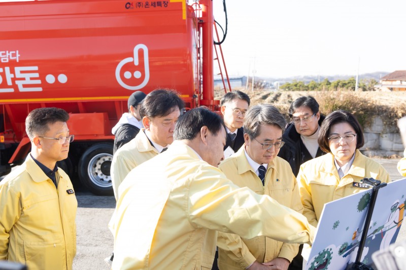 안성의 거점소독시설 긴급 점검 (안성시 제공)