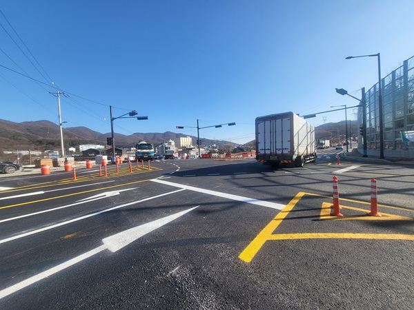 국지도 98호선 도척~실촌 도로확포장공사 (경기도 제공)