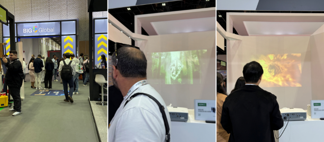 두바이 Big 5 Global 행사장 내부 및 전시 이미지. (사진제공=중앙대)