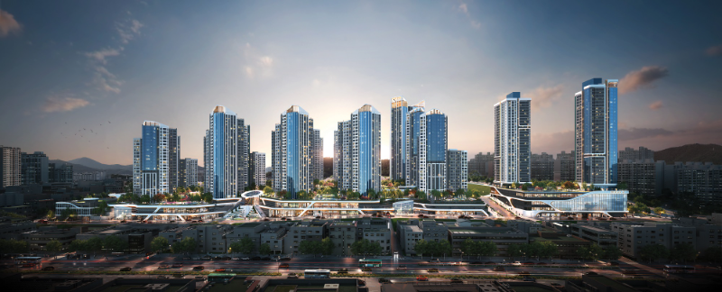 푸르지오 매그너스 파크 석경 투시도./대우건설