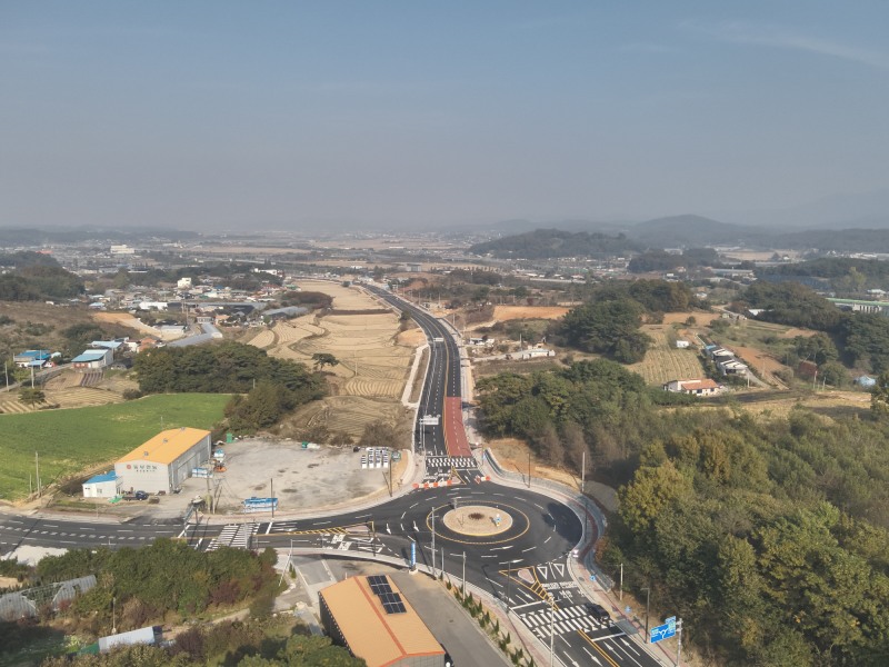 '고암-역재’ 지방도 신설노선을 1일 개통 (충남도 제공)